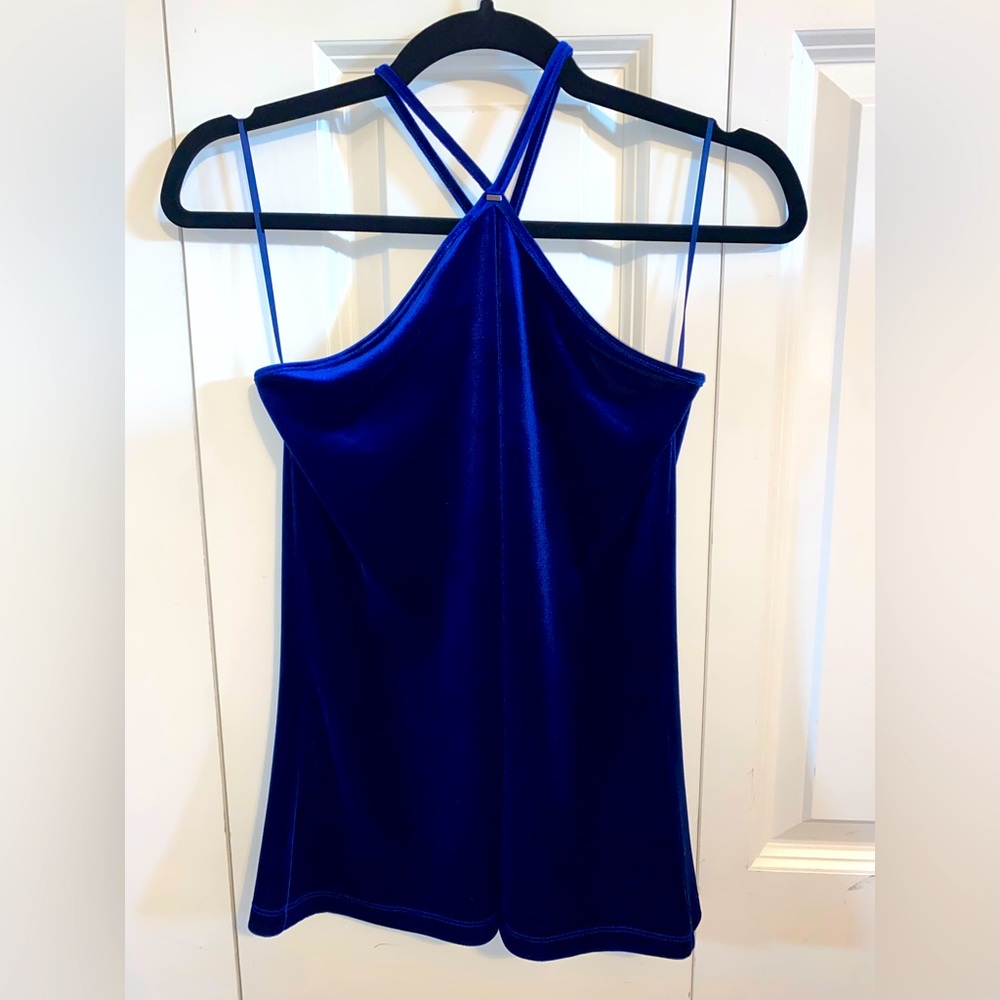 ELIE TAHARI VELVET BLOUSE